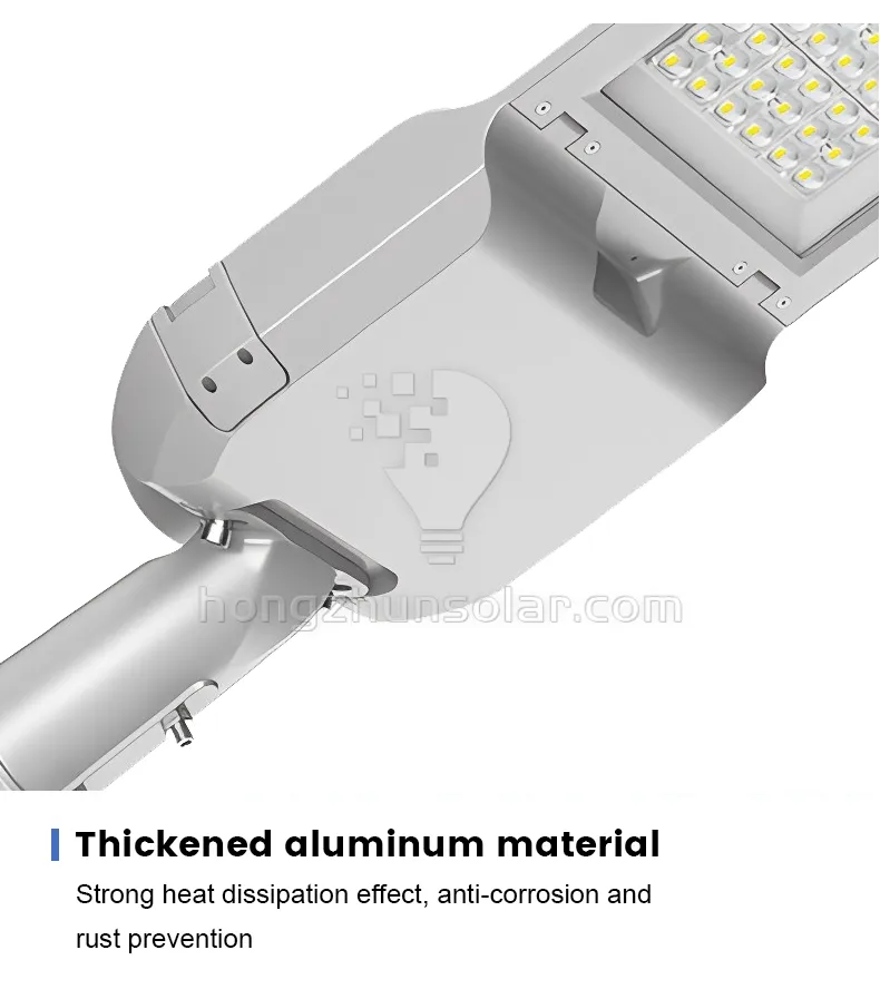 IP65 étanche à la lampe d'éclairage de rue LED extérieur IP65 Aluminium 50W-300W SMD Chip AC Alimentation Certifié CE
