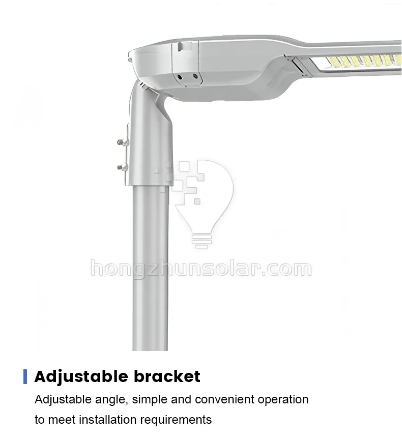 IP65 étanche à la lampe d'éclairage de rue LED extérieur IP65 Aluminium 50W-300W SMD Chip AC Alimentation Certifié CE