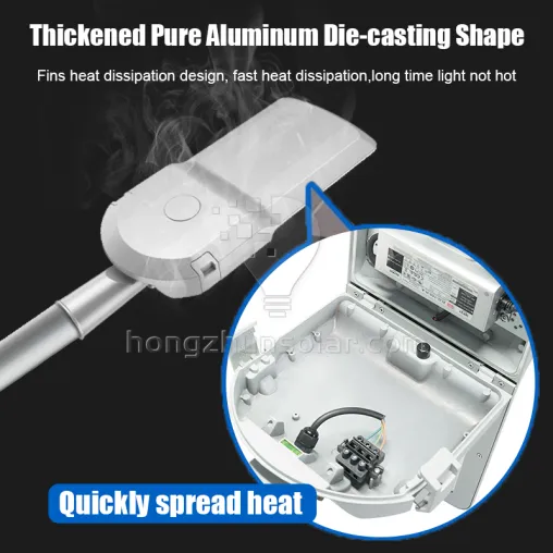 IP65 étanche à la lampe d'éclairage de rue LED extérieur IP65 Aluminium 50W-300W SMD Chip AC Alimentation Certifié CE