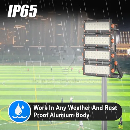 Haute puissance imperméable IP67 LED FOINT LUMIÈRE 300W à 1200W Body en aluminium Tunnel extérieur High Mast Sports Stadium Floodlight IP65