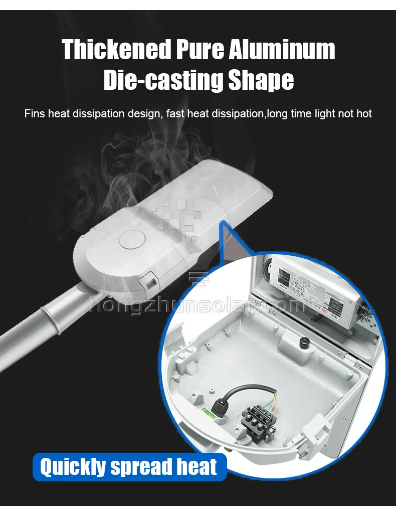 IP65 étanche à la lampe d'éclairage de rue LED extérieur IP65 Aluminium 50W-300W SMD Chip AC Alimentation Certifié CE