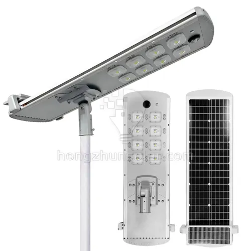 Fonction de panneau solaire de nettoyage automatique étanche IP65 100W-500W Lampadaire solaire LED extérieur