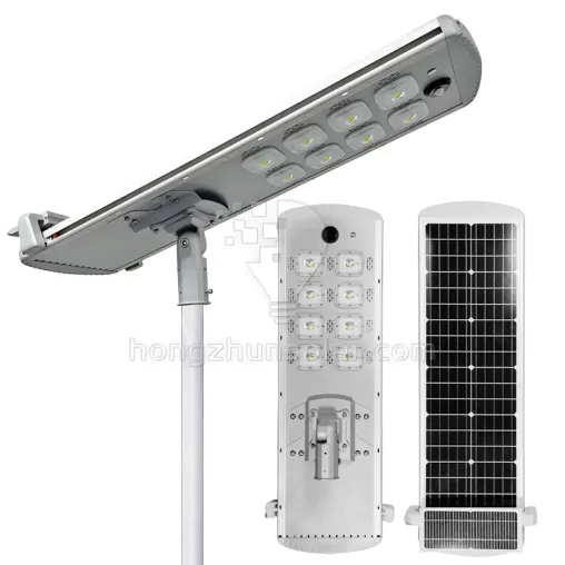 Fonction de panneau solaire de nettoyage automatique étanche IP65 100W-500W Lampadaire solaire LED extérieur