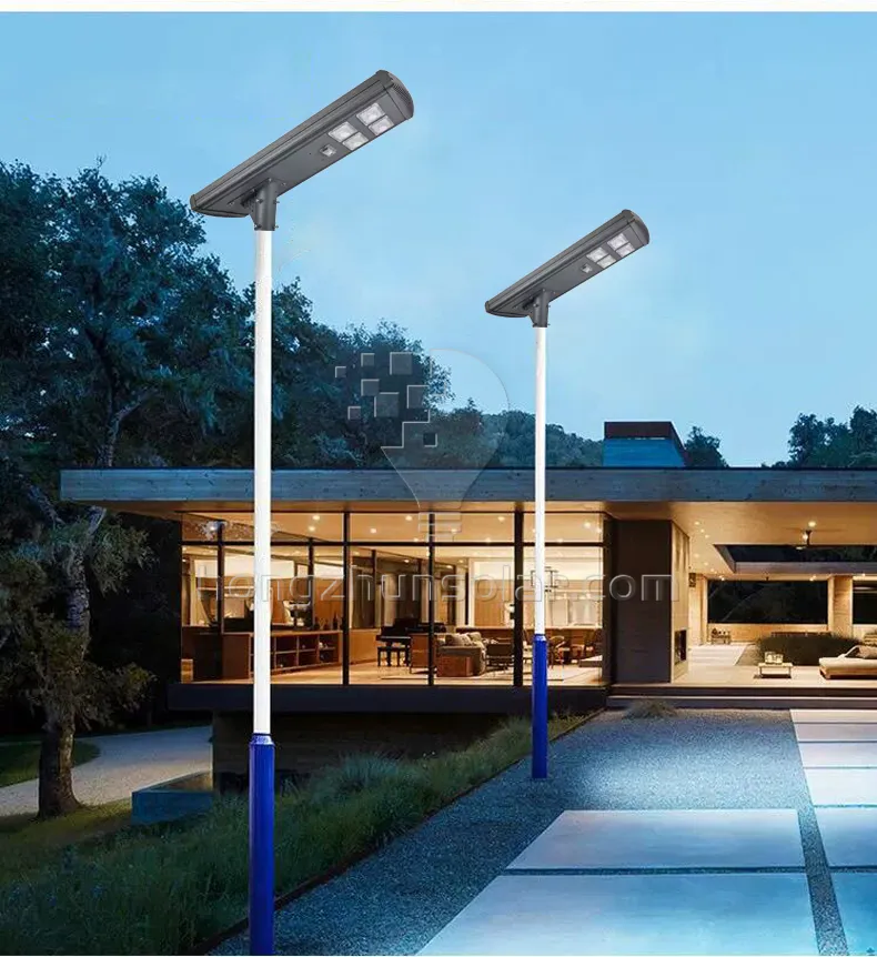 Outdoor Aluminum Road IP65 Waterproof All in One 100W-500W Integrated LED Solar Street Light