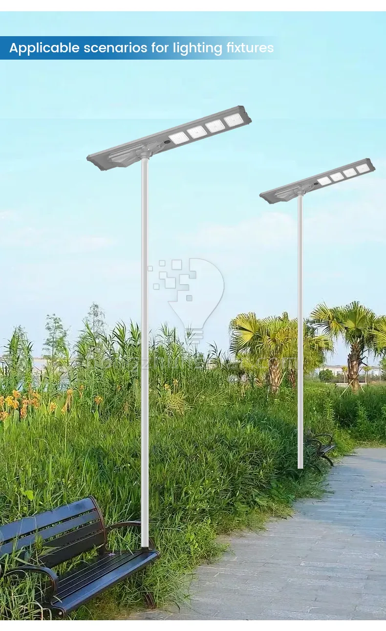 Waterproof IP65 Aluminum Outdoor 100w-1000w Industrial All In One Integrated Led Solar Street Light
