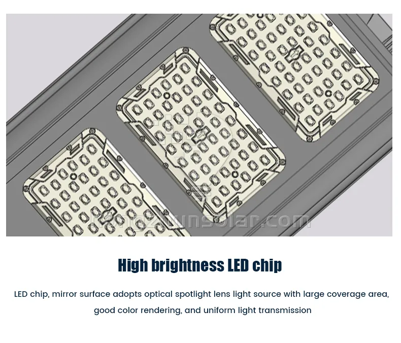 Waterproof IP65 Aluminum Outdoor 100w-1000w Industrial All In One Integrated Led Solar Street Light