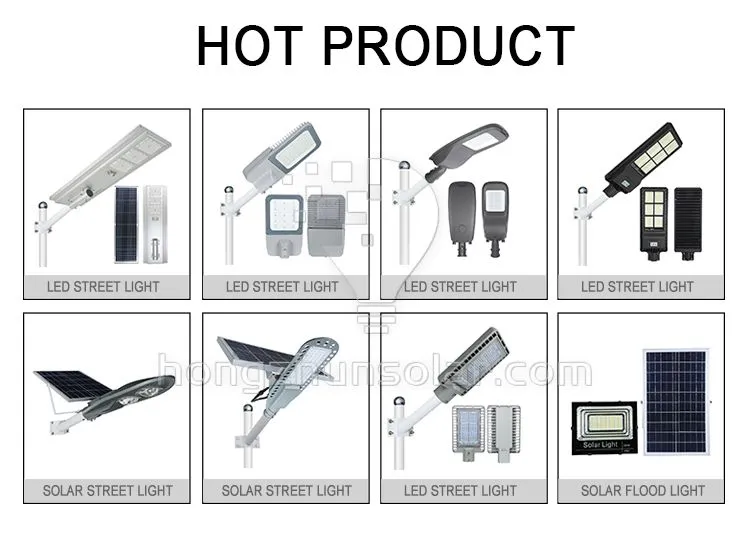 Ip65 Aluminum 100w-400w Waterproof Outdoor Remote Control Solar Led Street Light