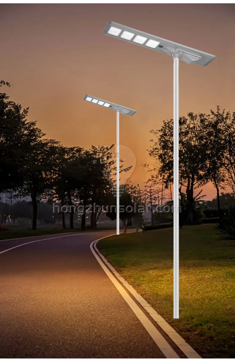 Waterproof IP65 Aluminum Outdoor 100w-1000w Industrial All In One Integrated Led Solar Street Light