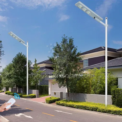 IP65 Waterproof 50W to 200W All in One Integrated Solar LED Street Light Outdoor Aluminum