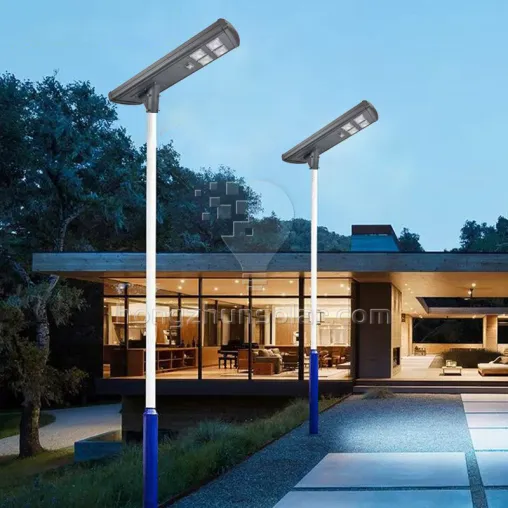 Outdoor Aluminum Road IP65 Waterproof All in One 100W-500W Integrated LED Solar Street Light