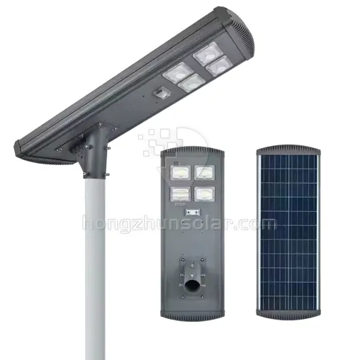 Outdoor Aluminum Road IP65 Waterproof All in One 100W-500W Integrated LED Solar Street Light
