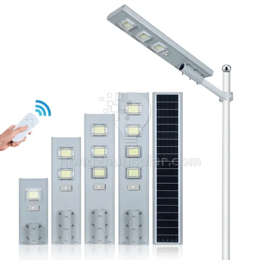 IP65 Waterproof 50W to 200W All in One Integrated Solar LED Street Light Outdoor Aluminum