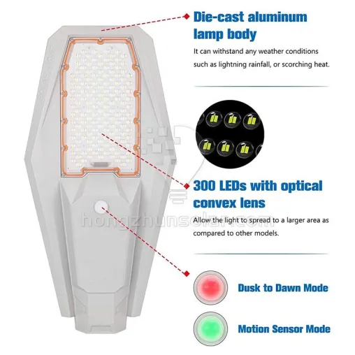 100W-600W Outdoor Aluminum Waterproof IP65 Solar Led Street Light