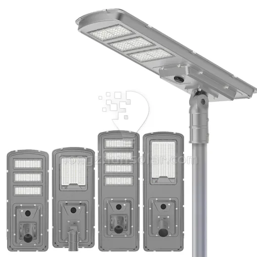 IP65 Waterproof 100W-500W Aluminum Integrated LED Solar Street Light Outdoor All in One