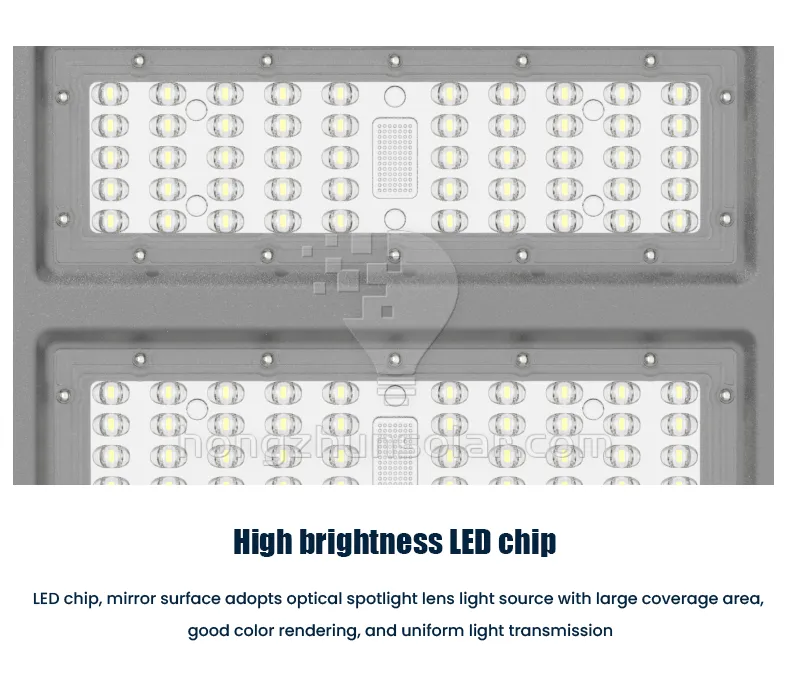 IP65 Waterproof 100W-500W Aluminum Integrated LED Solar Street Light Outdoor All in One
