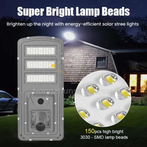 IP65 Waterproof 100W-500W Aluminum Integrated LED Solar Street Light Outdoor All in One