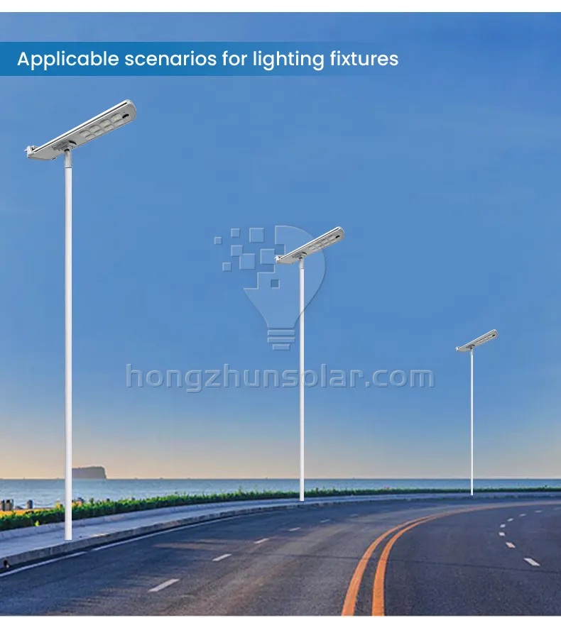 Auto Cleaning Solar Panel Function Waterproof IP65 100W-500W Outdoor Solar Street Light