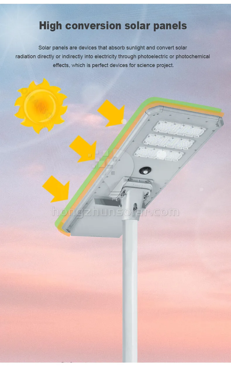 Outdoor Roadway Road Waterproof Ip65 30w-250w Aluminum Integrated Led Solar Street Light