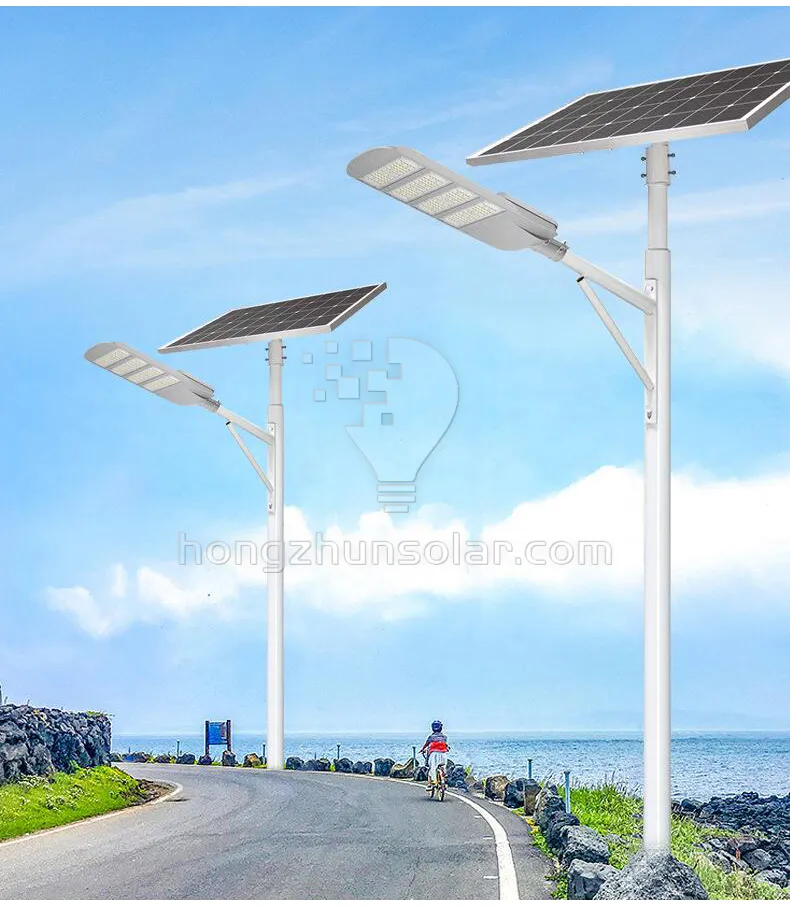 Waterproof 50W-200W Aluminum Street Light Polysilicon Split Solar Light for Garden and Road IP65