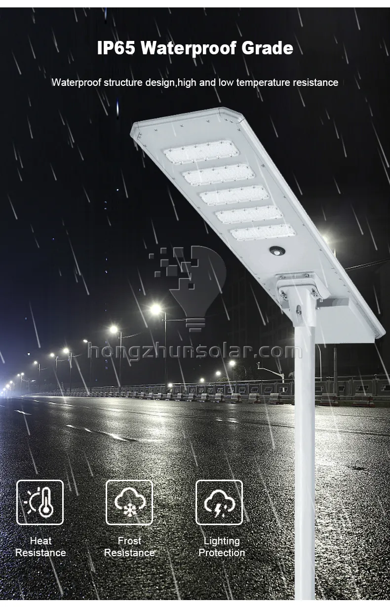 Outdoor Roadway Road Waterproof Ip65 30w-250w Aluminum Integrated Led Solar Street Light
