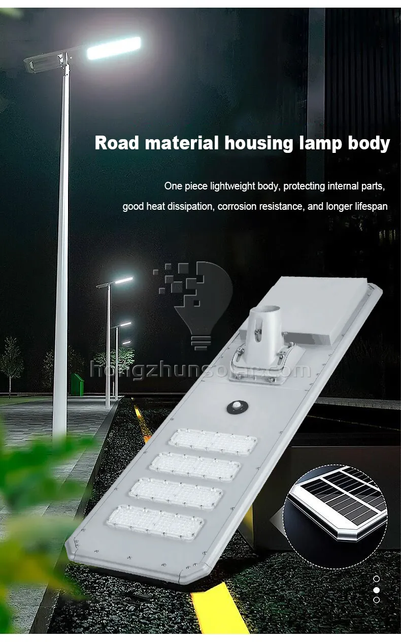 Outdoor Roadway Road Waterproof Ip65 30w-250w Aluminum Integrated Led Solar Street Light