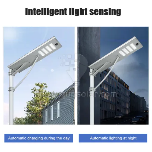 Outdoor Smd Aluminum IP65 Waterproof 50w-250w All in One Integrated Led Solar Street Light