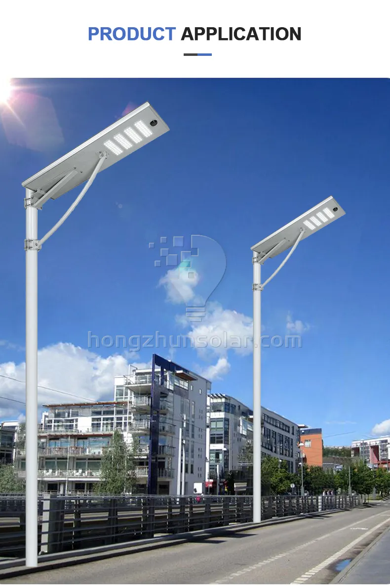 Outdoor Smd Aluminum IP65 Waterproof 50w-250w All in One Integrated Led Solar Street Light