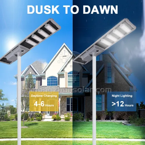 Waterproof IP65 Integrated All in One Aluminum 100W-700W Led Solar Street Light