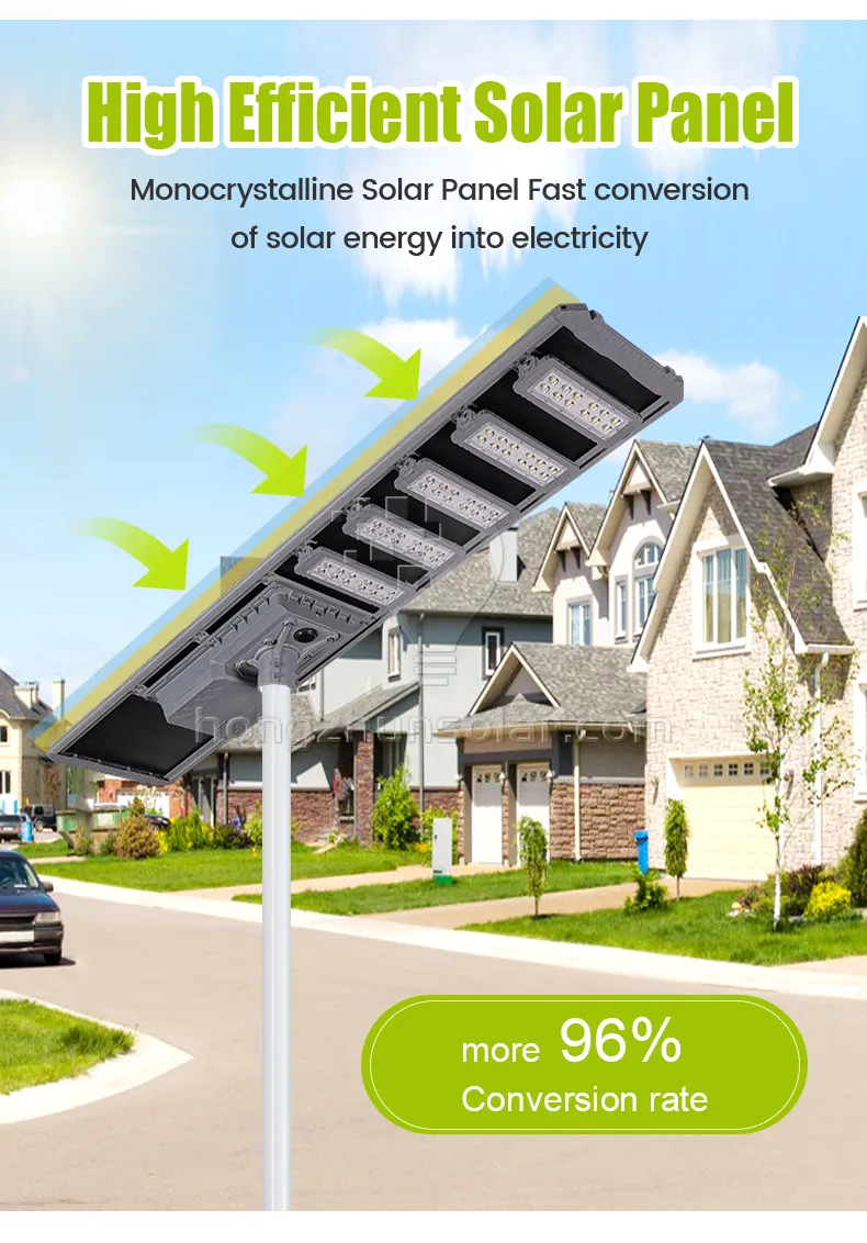 Waterproof IP65 Integrated All in One Aluminum 100W-700W Led Solar Street Light