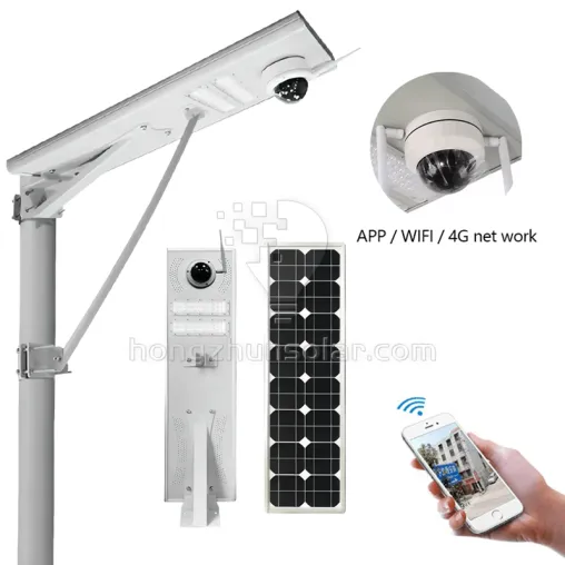 100W-300W Integrated Solar Security with Optical Control Waterproof IP65 CCTV 4G Camera for Outdoor