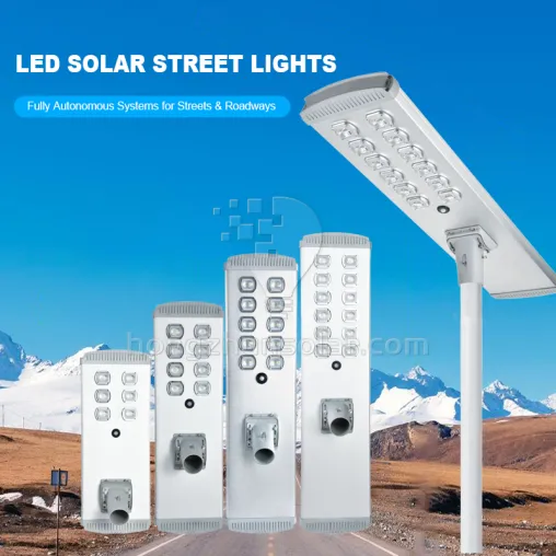 High Lumen Lithium Battery Waterproof Ip65 50w-300w Outdoor All in One LED Solar Street Light