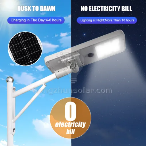 Aluminum Integrated Waterproof Ip65 100w-400w Outdoor All in One Led Solar Street Light