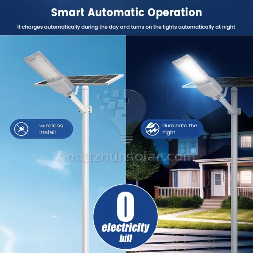 Energy Saving Public Lighting Waterproof Ip65 Outdoor Smd 50w-250w Split Solar Led Street Light