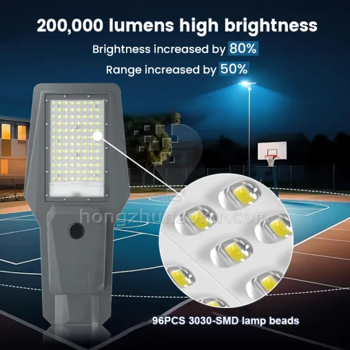 100w-400w SMD Split LED Solar Street Light Waterproof IP65 Aluminum Outdoor Road Square Lamp with Remote Control