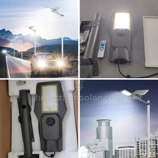 100w-400w SMD Split LED Solar Street Light Waterproof IP65 Aluminum Outdoor Road Square Lamp with Remote Control