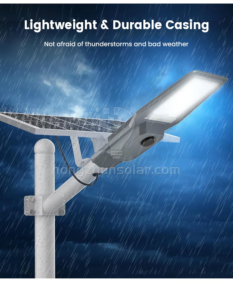 100w-400w SMD Split LED Solar Street Light Waterproof IP65 Aluminum Outdoor Road Square Lamp with Remote Control