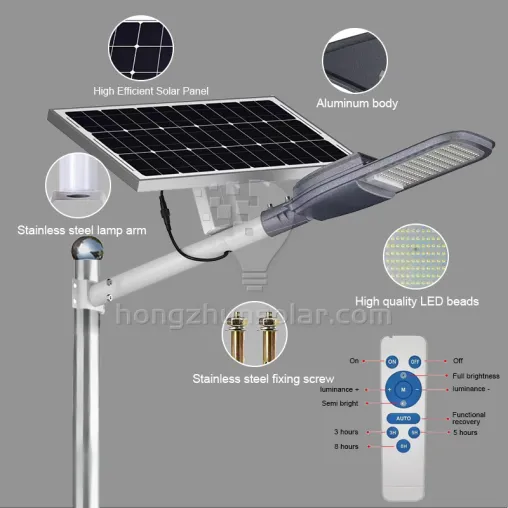 Outdoor Ip65 Waterproof Aluminum Solar Light 200w-1000w Led Solar Street Light