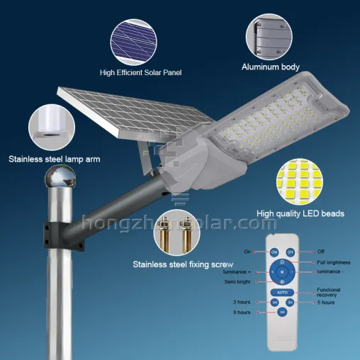 Energy Saving Public Lighting Waterproof Ip65 Outdoor Smd 50w-250w Split Solar Led Street Light