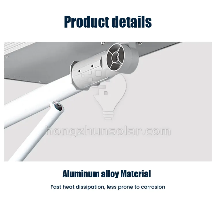 Aluminum Integrated Waterproof Ip65 100w-400w Outdoor All in One Led Solar Street Light