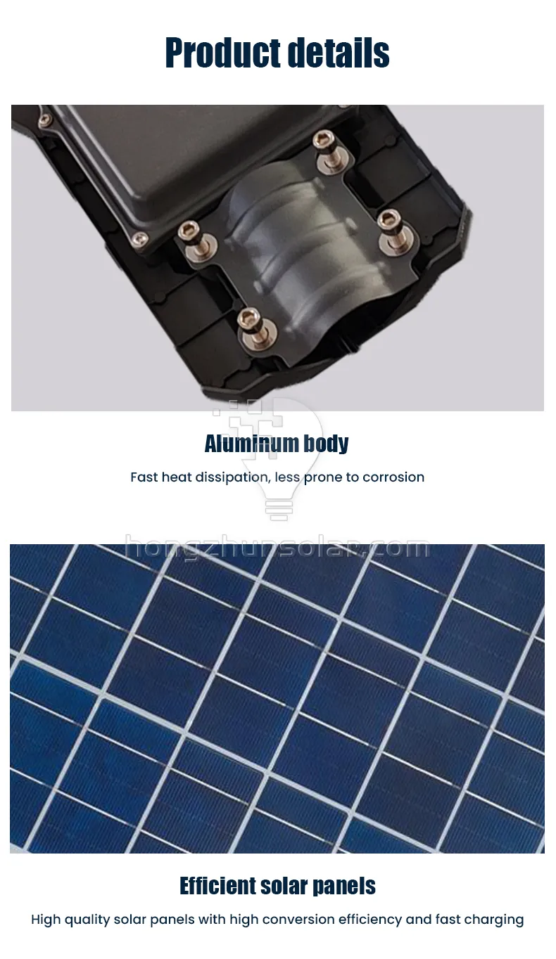 100w-400w SMD Split LED Solar Street Light Waterproof IP65 Aluminum Outdoor Road Square Lamp with Remote Control