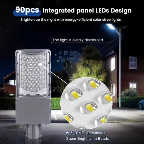 Energy Saving Public Lighting Waterproof Ip65 Outdoor Smd 50w-250w Split Solar Led Street Light