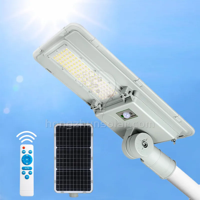 100W-300W extérieur IP66 étanche rue lumière solaire à LED tout en un pour application routière