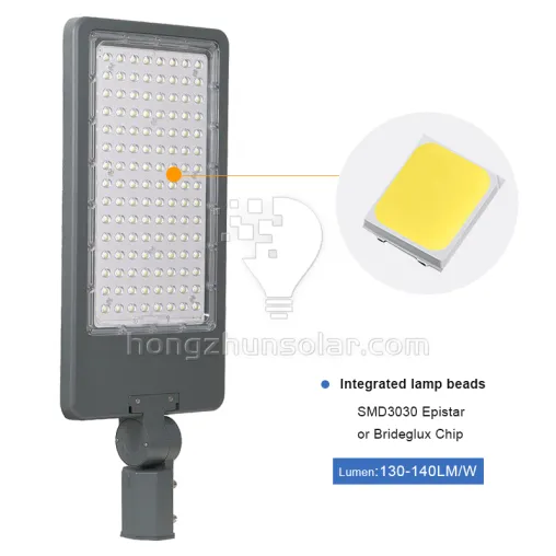 Lampe de route extérieure carrée de jardin IP65 étanche SMD aluminium 50 W 100 W 150 W 200 W 300 W lampadaire LED