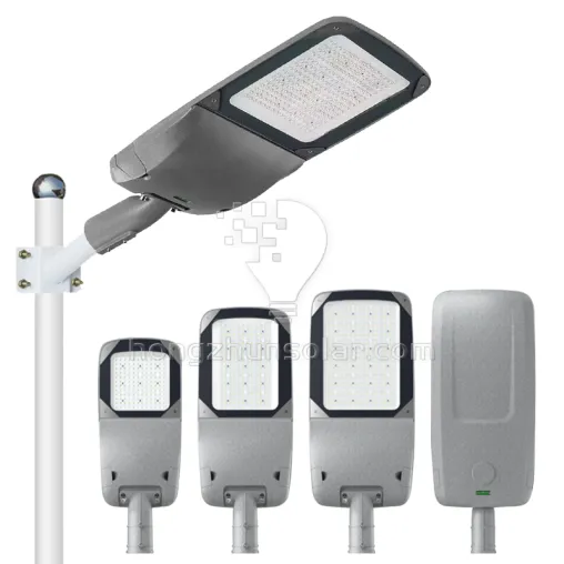 Lampadaire LED étanche IP65 IP66 pour route urbaine, puce SMD3030 en aluminium 50W-300W, électricité extérieure