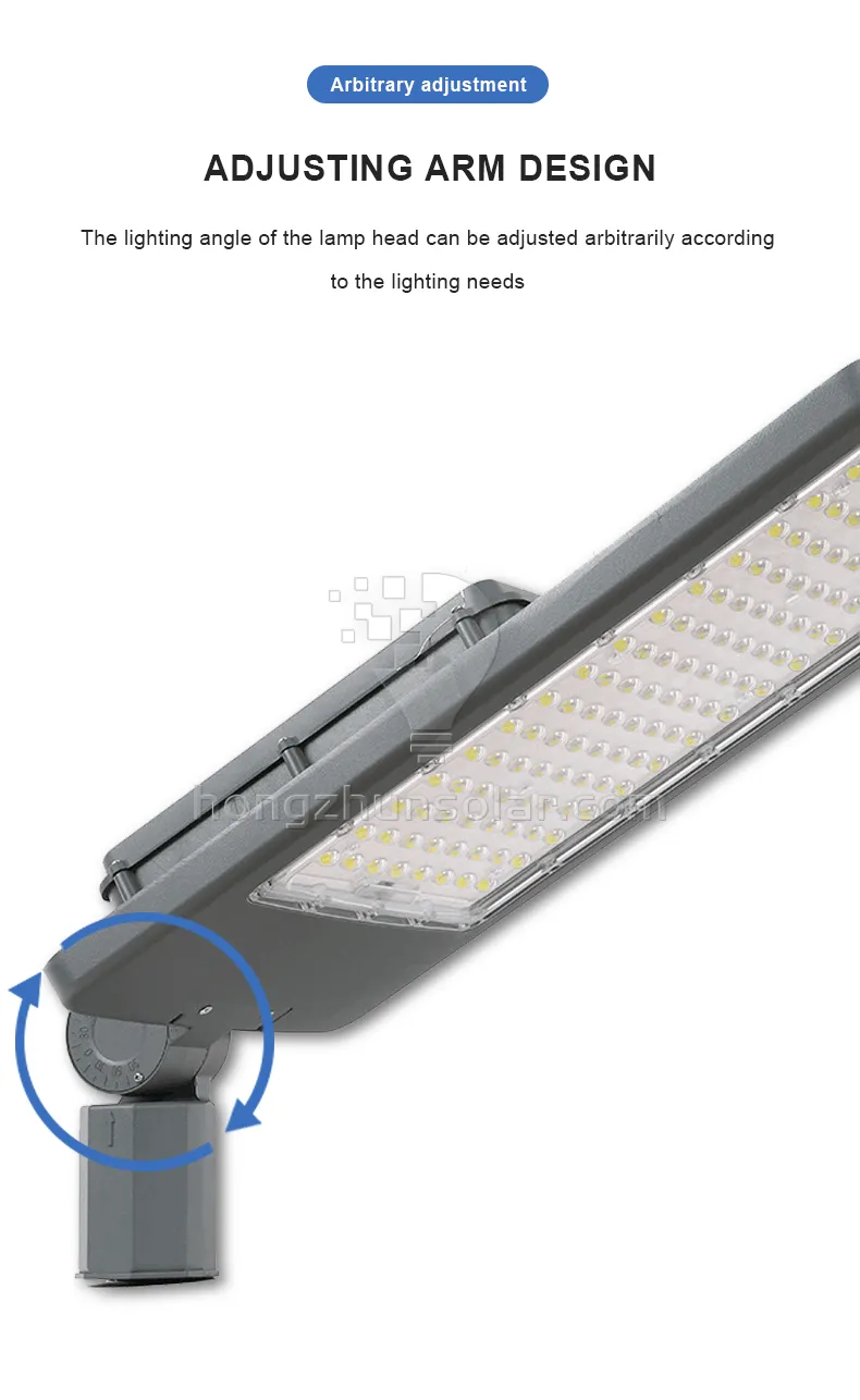 Lampe de route extérieure carrée de jardin IP65 étanche SMD aluminium 50 W 100 W 150 W 200 W 300 W lampadaire LED