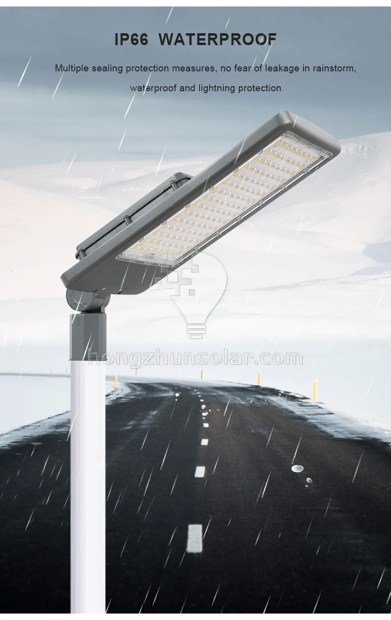 Lampe de route extérieure carrée de jardin IP65 étanche SMD aluminium 50 W 100 W 150 W 200 W 300 W lampadaire LED