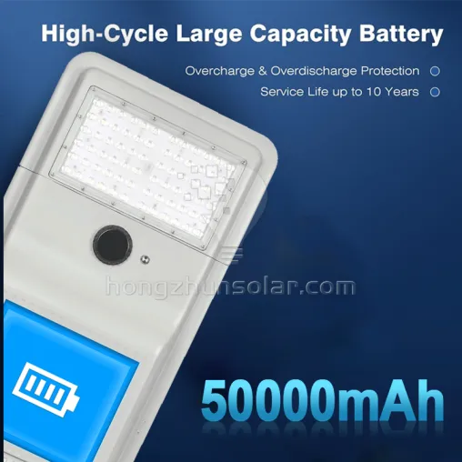 300W-600W étanche IP65 extérieur intégré rue lumière solaire à LED