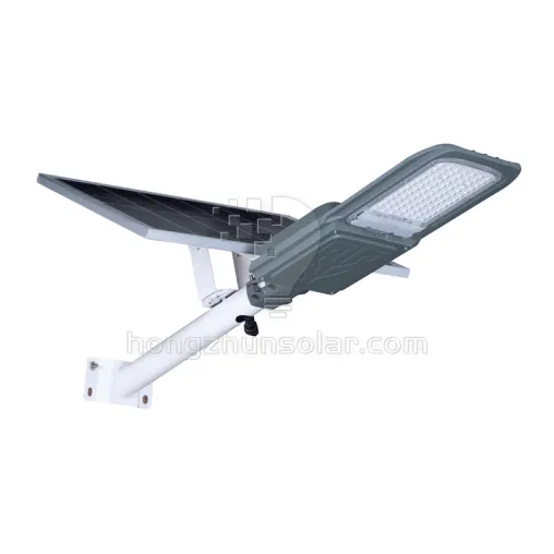 IP65 étanche 100W 200W 300W 400W 500W 600W 700W contrôle intelligent en aluminium fendu extérieur lampe de lampadaire solaire LED pour usage routier