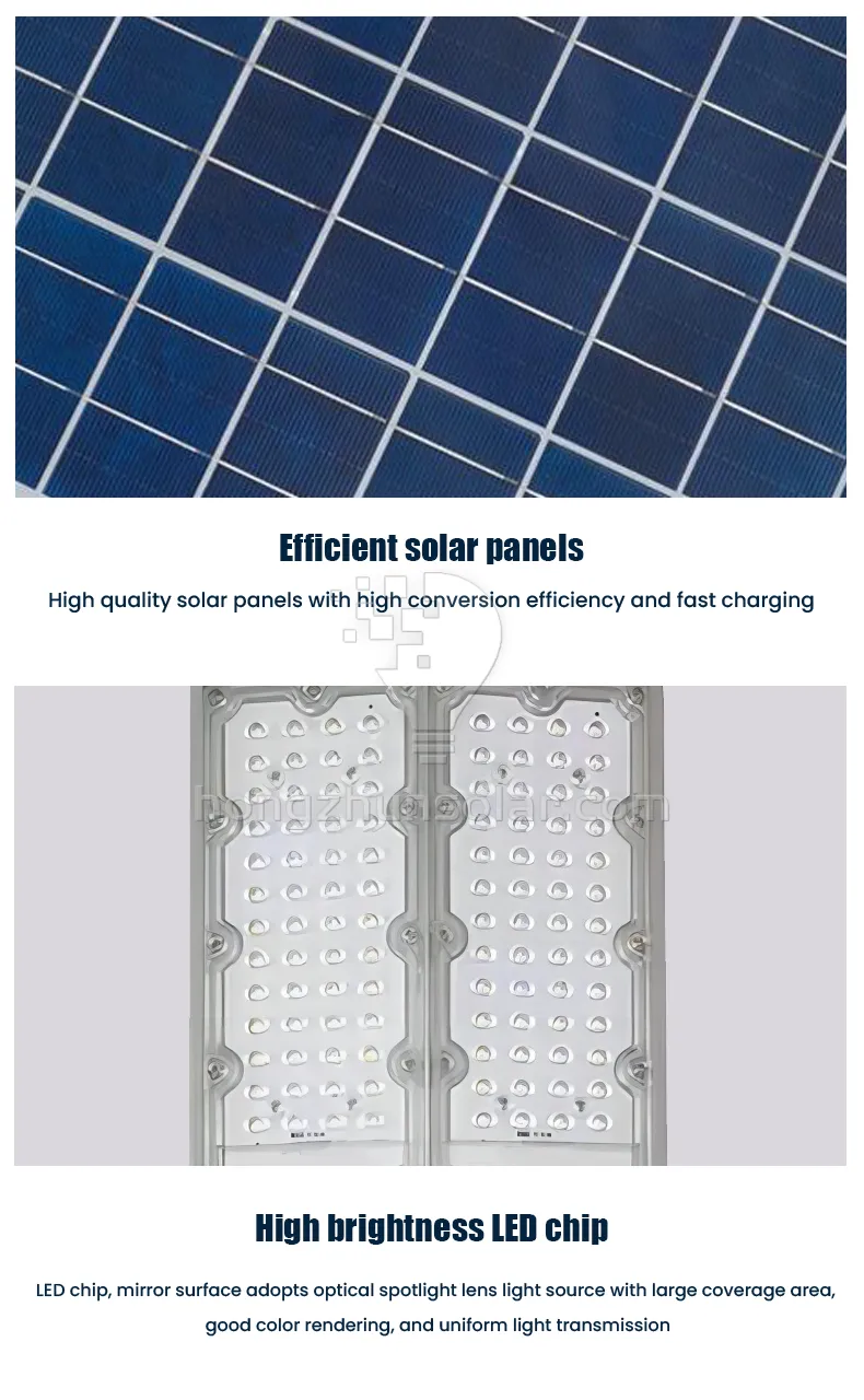 Capteur Radar contrôle du temps Ip65 étanche 100w-500w, extérieur en aluminium, lampadaire solaire Led pour autoroute