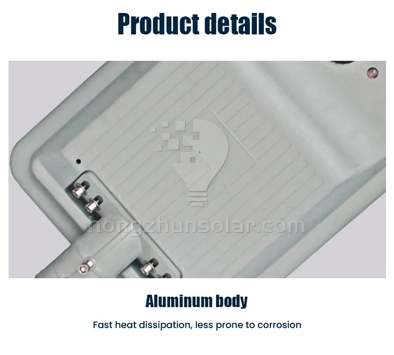 300W-600W étanche IP65 extérieur intégré rue lumière solaire à LED